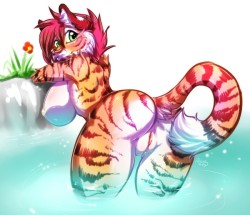 sick-marmalade-grandpa:  Tigers for mightydarktiger! 