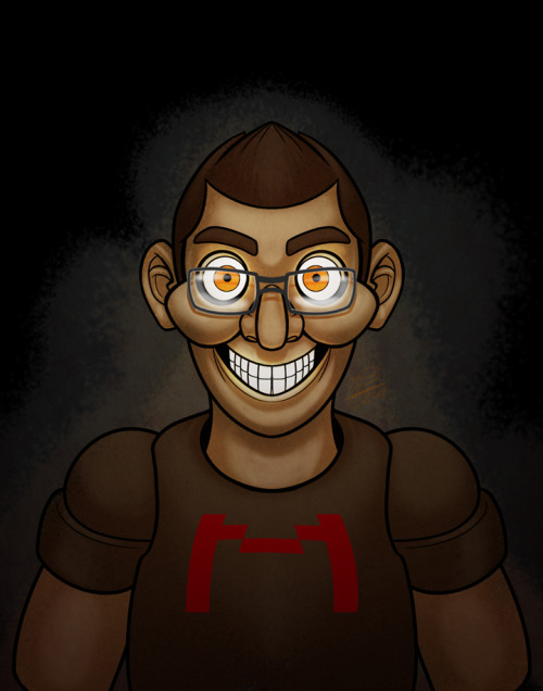 artofwretneck:  Five Nights At Marky’sA Markiplier and Five Nights At Freddy’s fanart piece put together; one of Youtube’s funniest with one of Indie Gaming’s scariest! Art by Matt “Wretneck” Billingsley ©2014