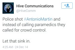 nashvillesocommittee:  Cop who shot Antonio Martin did not call