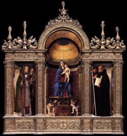 masterpiecedaily: Giovanni Bellini Frari Triptych 1488 