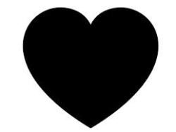  A black heart on your blog to remember more than 300 people