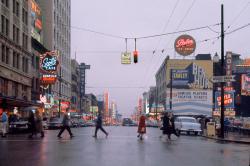 swinginglamour:“Crosswalk” taken by Fred Herzog in 1960.