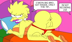 maxtlat:  A preview of ANOTHER simpsons hot parody I’m doing