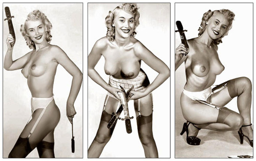 Venus The Body      (aka. Jean Smyle) As a child, her Mother obviously never told her she shouldn’t play with knives..