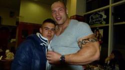 xcomp:  Giant French Strongman / Powerlifter / Bodybuilder Morgan