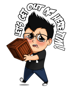 haleyscomett-art:  Chibi Mark with Tiny Box Tim. :P DA: http://haleyscomett.deviantart.com/art/Tiny-Box-Tim-And-Chibi-Mark-446873918