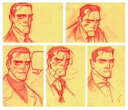 charactermodel:  Bruce Wayne, Batman, Gordon and Misc Faces by