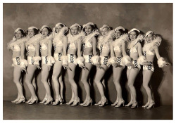 The ‘NIFTY ZUBA’ Chorus Girls These lovely 20’s-era chorines