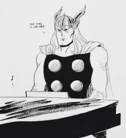 jordangibson:  Classic Thor playing the piano for #NYCC #NYCC2015