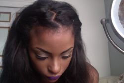 moderate-teen:  indikos:  I put a zig-zag part in my hair for