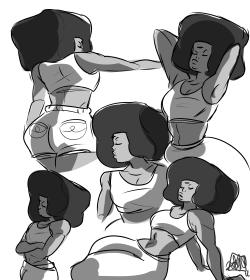 jen-iii:  And some more Garnet doodles because there’s never