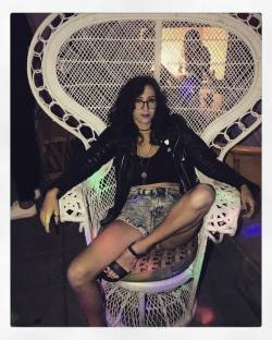 The Wicker Throne, Queen in the Downtown Los Angeles. (at Upstairs Rooftop Lounge at Ace Hotel)