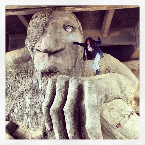 Fuck no, I’m not paying your troll toll! (at The Fremont Troll)