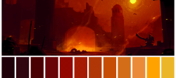 aspectofthewild:  Harbingers Color Palettes Gul’dan  |  Khadgar