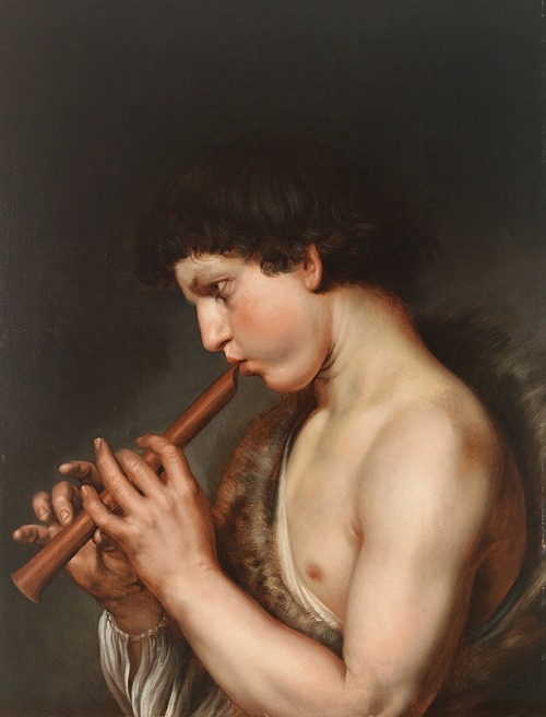   A Young Flautist. 1630. Bartholomaus Sarburgh. German 1590-1651.