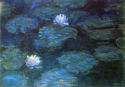 orangecatartblog:  Claude Monet, “Water Lilies”, 1899 