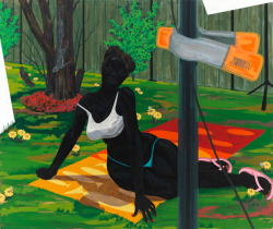 stranger-smiles:  Untitled (Beach Towel) - Kerry James Marshall