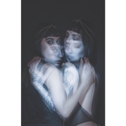 jakeraynor:  spirit twins #jakeraynor #photography #nycphotographer #justinemarie #glassolive #sprittwins #ethereal 