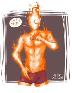 queennati:  Grillby so hot, hot hot Grillby 