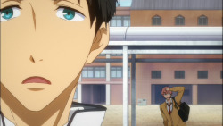 swimclubboys:  A wild Kisumi appears. And has no idea what “stealth