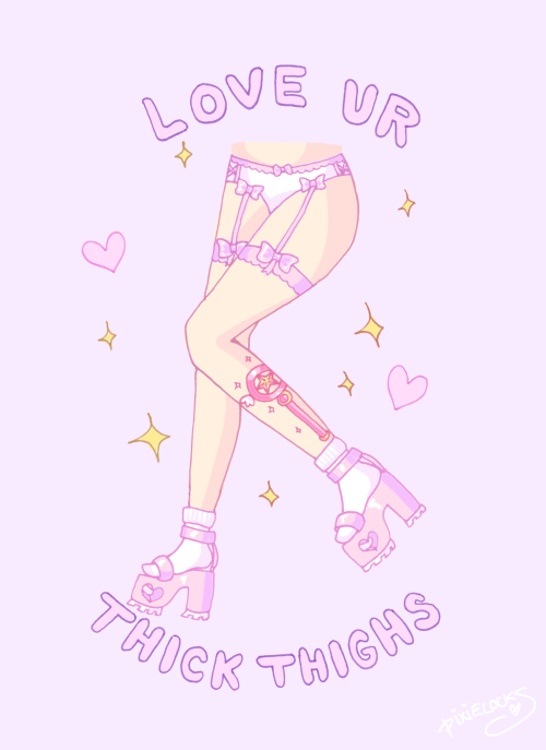demigirlwonder:  lookskindadeadinside:  queerlittlewitch:  but…i…come on  where the thick thighs at tho   there you go. I fixed it. 