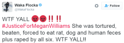 swagintherain: 20-year-old young Black woman Megan Williams was