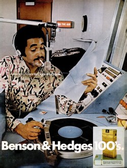 vinylespassion:  Benson & Hedges 100’s, 1971. 