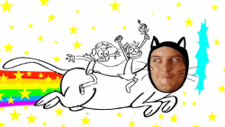 applegstar:  Nyan Parker giving Star and Marco a ride.