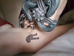 han–and–leia: Who thought my tattoo might actually come in