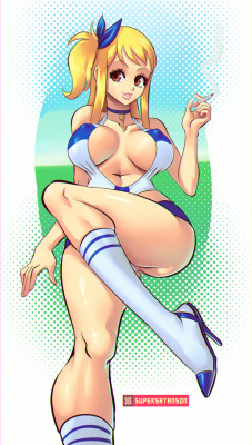 supersatansister:  Bimbo Lucy Heartfilia, this time with the