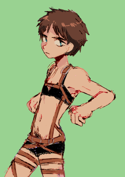 kotomines:  thinkin bout eren 