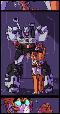 schandbringer:  Alright then, Megatron. Time to fill you up~This