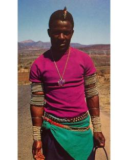 pressworksonpaperblog:  a young man from msinga with the beaded