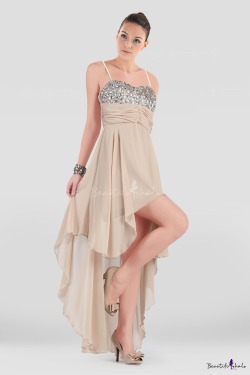 sexydressfashion:  Chiffon Homecoming Dress with Sweetheart Neckline