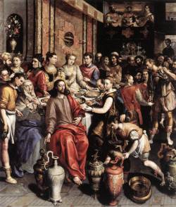 Marten de Vos (Antwerp, 1532 - 1603), The Marriage at Cana, 1596-97;