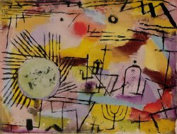 artist-klee: Rising Sun, Paul Klee https://www.wikiart.org/en/paul-klee/rising-sun-1907