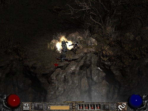 theomeganerd:  Gaming Nostalgia Featuring:Â Diablo II: Lord of Destruction (PC) Gaming Nostalgia was originally a series of posts that I would share showcasing retro/old school flyers, this time itâ€™s featuring old video game screenshots/artworks. These