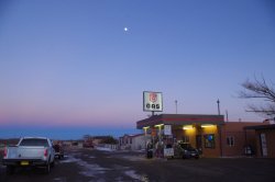 sidewaysmermaid: Crossing into old New Mexico at twilight, finding