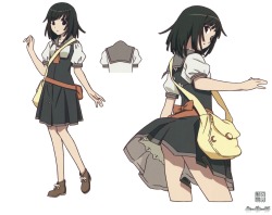 as-warm-as-choco:  BAKEMONOGATARI Character Designs of Nadeko