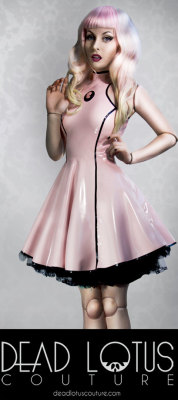 kawaiiordiebitch:  SAKURA lolita / victorian latex dress with