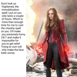 fem-domination01:  Requested Elizabeth Olsen part 6  “Don’t