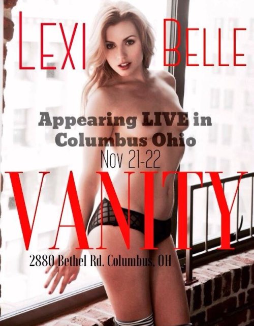 Columbus OHIO this fri & sat only !!! @VanityColumbus 