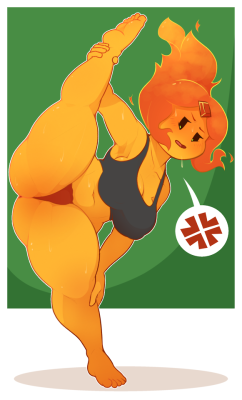 dabbledoodles:  Give her some credit, stretching is hard