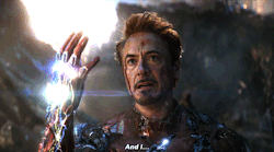 theavengers:  “The Tony Snap, that was challenging, in that