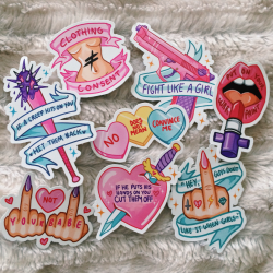 rosemoonbaby:  I got some hella cute stickers 💞