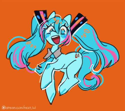 next-lvl:Miku pony is official?!