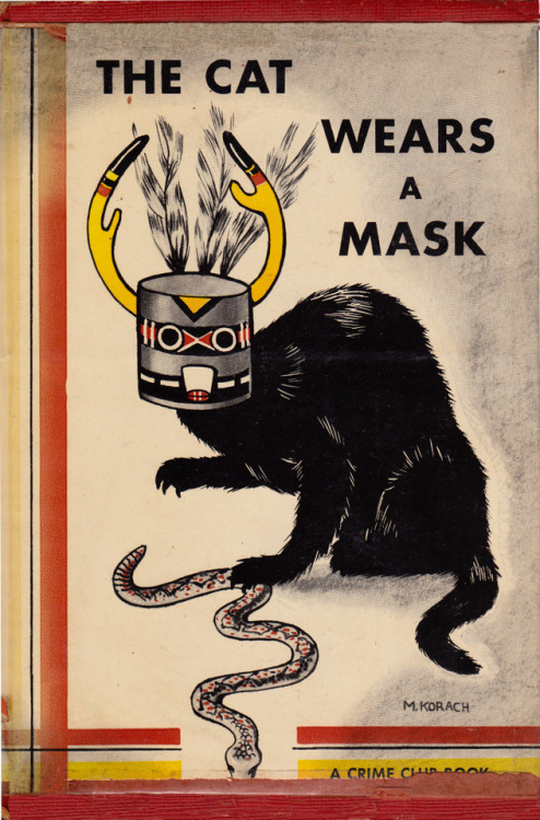 The Cat Wears A Mask, by D.B. Olsen (Doubleday, 1949).From a bookshop on Charing Cross Road, London.