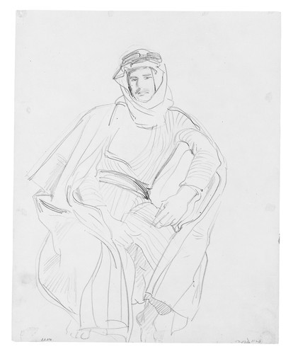 artist-sargent:Syrian Man, John Singer Sargent, 1905–6, American