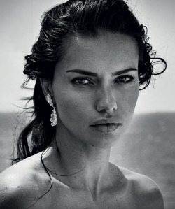 thefactoryoffashion: Adriana Lima by Vincent Peters for Harper’s