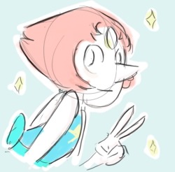 scribbleblogger:  Pearl is mah girl!